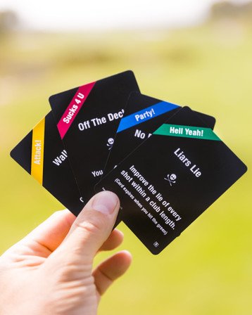 Bad Cards Fore Good Golfers - Golf Game