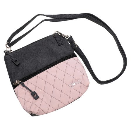 Glove It 2-Zip Crossbody Bag - Rose Gold Quilt