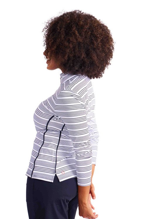 Kinona Keep It Covered Longsleeve Top - Zig Zag Stripe